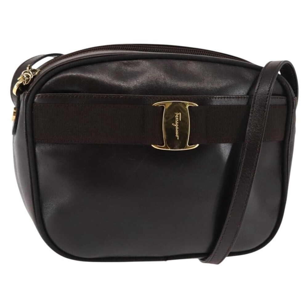 Salvatore Ferragamo Vara Bow camera Leather